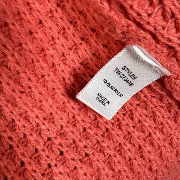 Zenana Waffle Knit Cardigan - Size Small - Picture 9 of 9